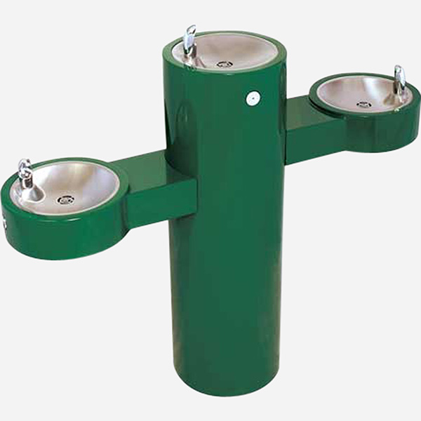 WGRQ45 Triple Outdoor Drinking Fountain